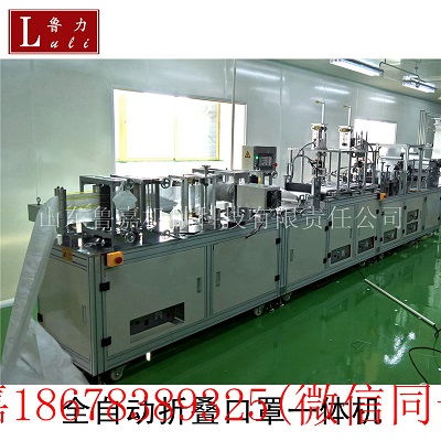 鲁嘉纺织机械 全自动折叠口罩机 口罩设备生产厂家 口罩机厂家